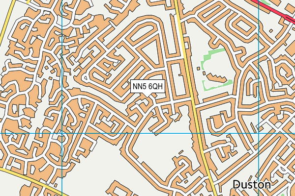 NN5 6QH map - OS VectorMap District (Ordnance Survey) NN5 6QH map - OS VectorMap District (Ordnance Survey)