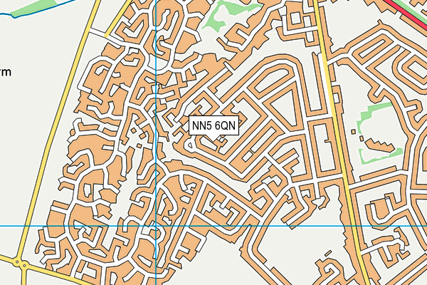NN5 6QN map - OS VectorMap District (Ordnance Survey) NN5 6QN map - OS VectorMap District (Ordnance Survey)