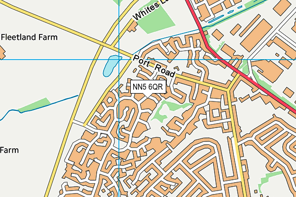 NN5 6QR map - OS VectorMap District (Ordnance Survey) NN5 6QR map - OS VectorMap District (Ordnance Survey)