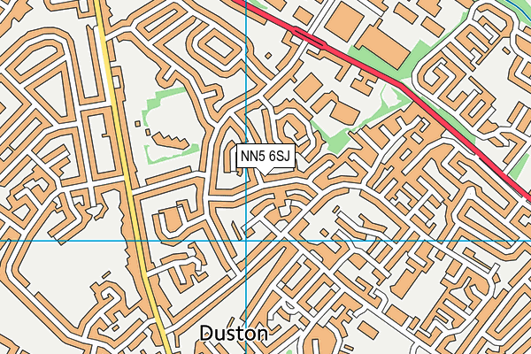 NN5 6SJ map - OS VectorMap District (Ordnance Survey) NN5 6SJ map - OS VectorMap District (Ordnance Survey)