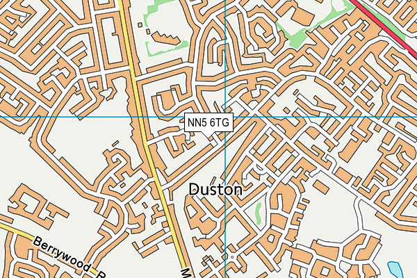 NN5 6TG map - OS VectorMap District (Ordnance Survey) NN5 6TG map - OS VectorMap District (Ordnance Survey)