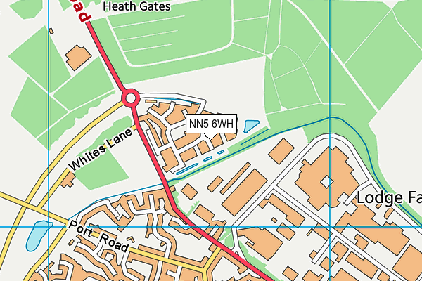 NN5 6WH map - OS VectorMap District (Ordnance Survey) NN5 6WH map - OS VectorMap District (Ordnance Survey)