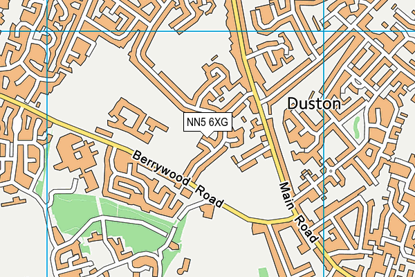 NN5 6XG map - OS VectorMap District (Ordnance Survey) NN5 6XG map - OS VectorMap District (Ordnance Survey)