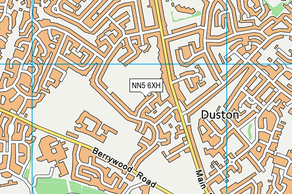 NN5 6XH map - OS VectorMap District (Ordnance Survey) NN5 6XH map - OS VectorMap District (Ordnance Survey)
