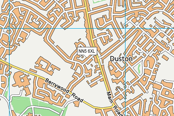 NN5 6XL map - OS VectorMap District (Ordnance Survey) NN5 6XL map - OS VectorMap District (Ordnance Survey)