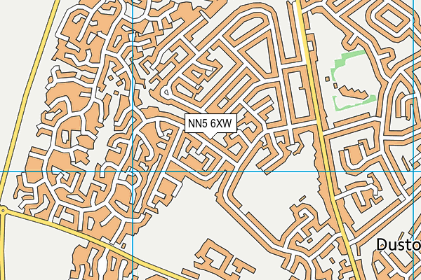 NN5 6XW map - OS VectorMap District (Ordnance Survey) NN5 6XW map - OS VectorMap District (Ordnance Survey)
