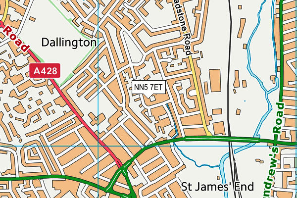 NN5 7ET map - OS VectorMap District (Ordnance Survey) NN5 7ET map - OS VectorMap District (Ordnance Survey)