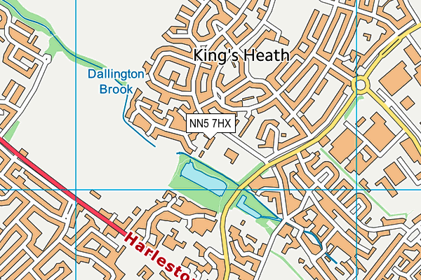 NN5 7HX map - OS VectorMap District (Ordnance Survey) NN5 7HX map - OS VectorMap District (Ordnance Survey)