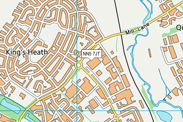NN5 7JT map - OS VectorMap District (Ordnance Survey) NN5 7JT map - OS VectorMap District (Ordnance Survey)