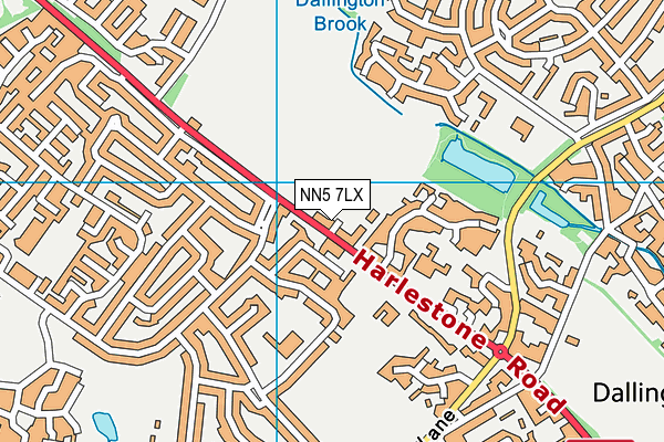 NN5 7LX map - OS VectorMap District (Ordnance Survey) NN5 7LX map - OS VectorMap District (Ordnance Survey)