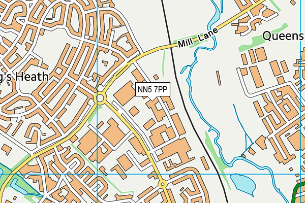 NN5 7PP map - OS VectorMap District (Ordnance Survey) NN5 7PP map - OS VectorMap District (Ordnance Survey)