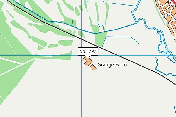 NN5 7PZ map - OS VectorMap District (Ordnance Survey) NN5 7PZ map - OS VectorMap District (Ordnance Survey)