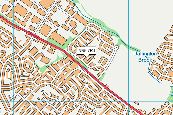 NN5 7RJ map - OS VectorMap District (Ordnance Survey) NN5 7RJ map - OS VectorMap District (Ordnance Survey)