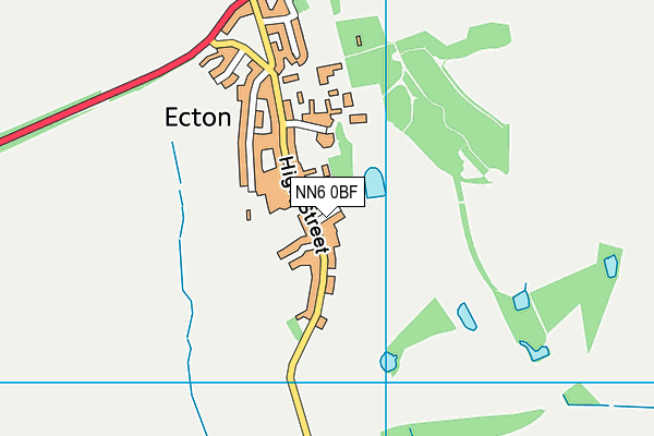 NN6 0BF map - OS VectorMap District (Ordnance Survey) NN6 0BF map - OS VectorMap District (Ordnance Survey)