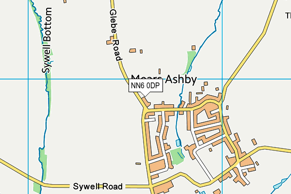 NN6 0DP map - OS VectorMap District (Ordnance Survey)
