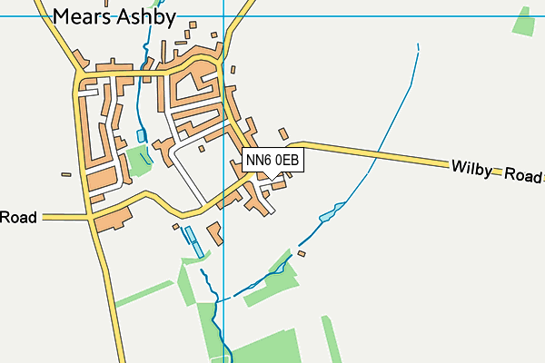 NN6 0EB map - OS VectorMap District (Ordnance Survey) NN6 0EB map - OS VectorMap District (Ordnance Survey)