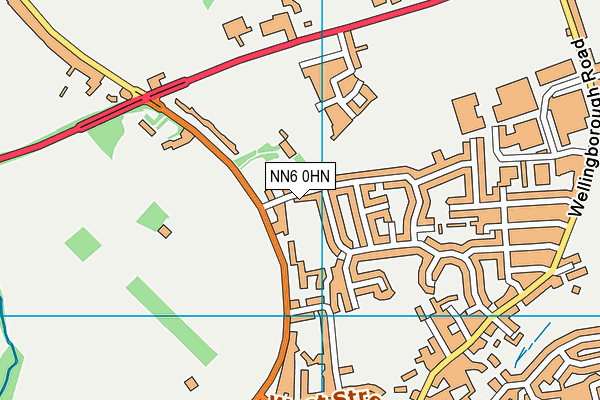 NN6 0HN map - OS VectorMap District (Ordnance Survey) NN6 0HN map - OS VectorMap District (Ordnance Survey)