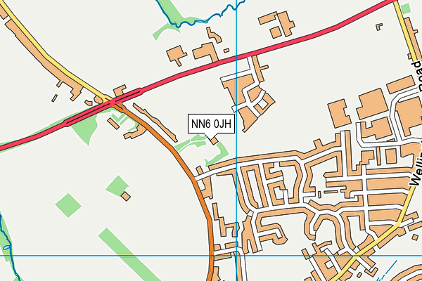 NN6 0JH map - OS VectorMap District (Ordnance Survey) NN6 0JH map - OS VectorMap District (Ordnance Survey)