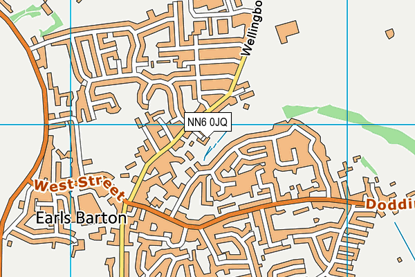 NN6 0JQ map - OS VectorMap District (Ordnance Survey) NN6 0JQ map - OS VectorMap District (Ordnance Survey)