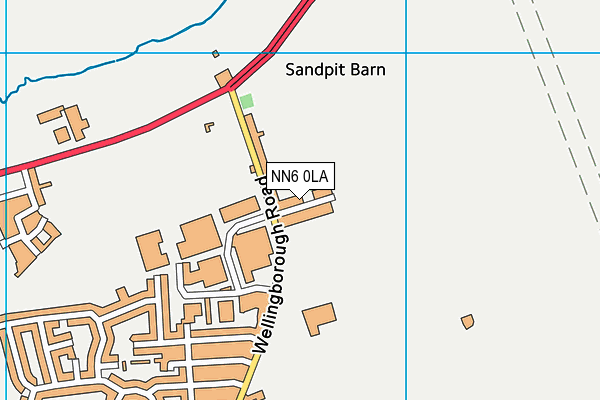 NN6 0LA map - OS VectorMap District (Ordnance Survey) NN6 0LA map - OS VectorMap District (Ordnance Survey)