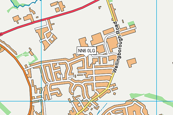 NN6 0LG map - OS VectorMap District (Ordnance Survey) NN6 0LG map - OS VectorMap District (Ordnance Survey)