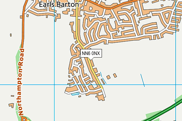NN6 0NX map - OS VectorMap District (Ordnance Survey) NN6 0NX map - OS VectorMap District (Ordnance Survey)