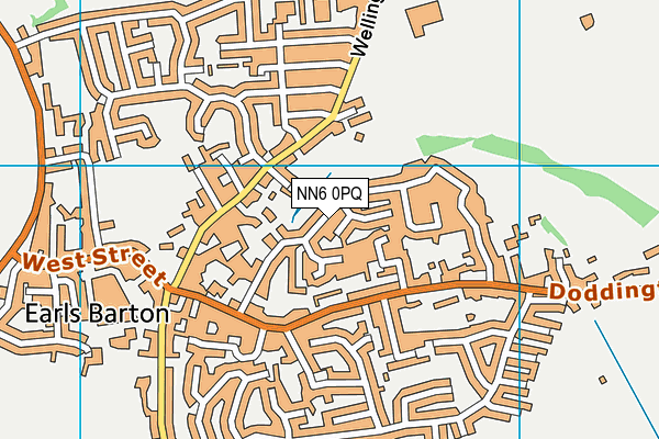 NN6 0PQ map - OS VectorMap District (Ordnance Survey) NN6 0PQ map - OS VectorMap District (Ordnance Survey)