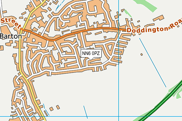 NN6 0PZ map - OS VectorMap District (Ordnance Survey) NN6 0PZ map - OS VectorMap District (Ordnance Survey)