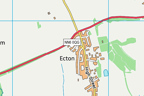 NN6 0QG map - OS VectorMap District (Ordnance Survey) NN6 0QG map - OS VectorMap District (Ordnance Survey)