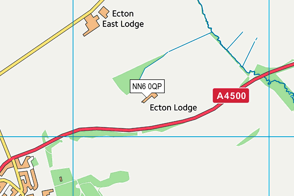 NN6 0QP map - OS VectorMap District (Ordnance Survey)