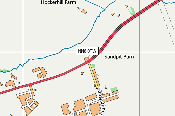NN6 0TW map - OS VectorMap District (Ordnance Survey) NN6 0TW map - OS VectorMap District (Ordnance Survey)