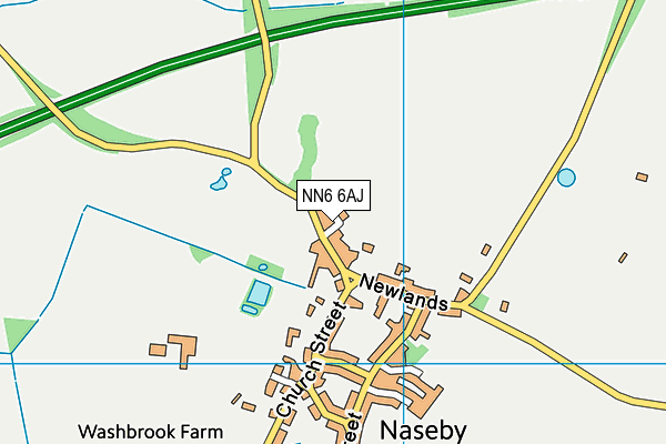 NN6 6AJ map - OS VectorMap District (Ordnance Survey) NN6 6AJ map - OS VectorMap District (Ordnance Survey)