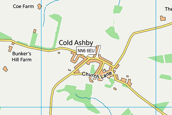 NN6 6EU map - OS VectorMap District (Ordnance Survey) NN6 6EU map - OS VectorMap District (Ordnance Survey)