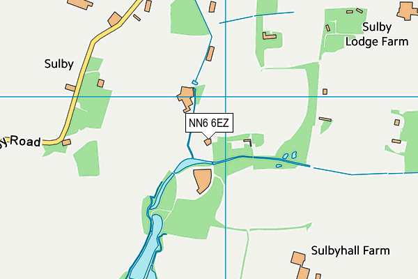 NN6 6EZ map - OS VectorMap District (Ordnance Survey) NN6 6EZ map - OS VectorMap District (Ordnance Survey)