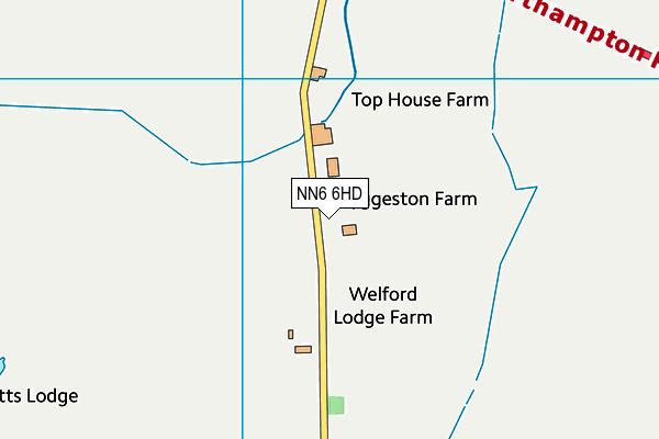 NN6 6HD map - OS VectorMap District (Ordnance Survey) NN6 6HD map - OS VectorMap District (Ordnance Survey)