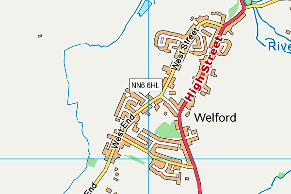 NN6 6HL map - OS VectorMap District (Ordnance Survey) NN6 6HL map - OS VectorMap District (Ordnance Survey)
