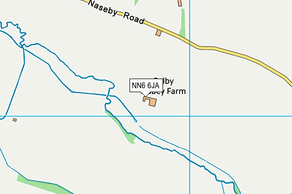 NN6 6JA map - OS VectorMap District (Ordnance Survey) NN6 6JA map - OS VectorMap District (Ordnance Survey)