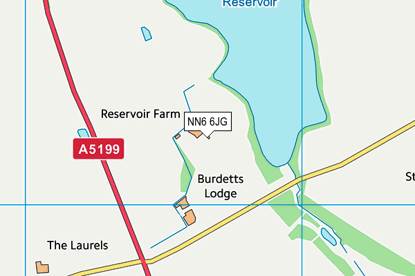 NN6 6JG map - OS VectorMap District (Ordnance Survey) NN6 6JG map - OS VectorMap District (Ordnance Survey)
