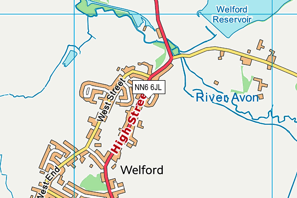 NN6 6JL map - OS VectorMap District (Ordnance Survey) NN6 6JL map - OS VectorMap District (Ordnance Survey)