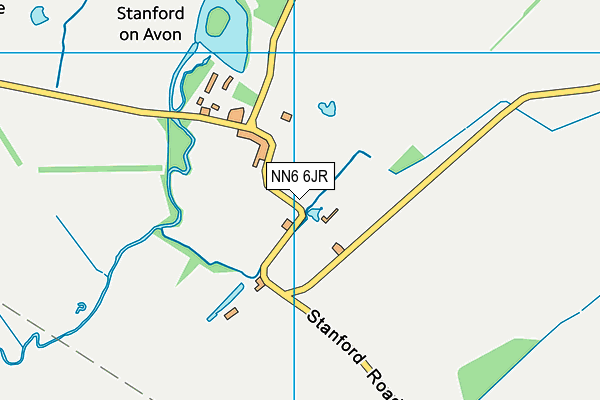NN6 6JR map - OS VectorMap District (Ordnance Survey) NN6 6JR map - OS VectorMap District (Ordnance Survey)