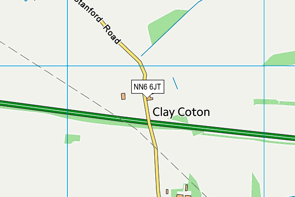 NN6 6JT map - OS VectorMap District (Ordnance Survey) NN6 6JT map - OS VectorMap District (Ordnance Survey)