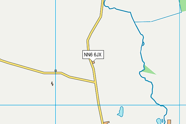 NN6 6JX map - OS VectorMap District (Ordnance Survey) NN6 6JX map - OS VectorMap District (Ordnance Survey)