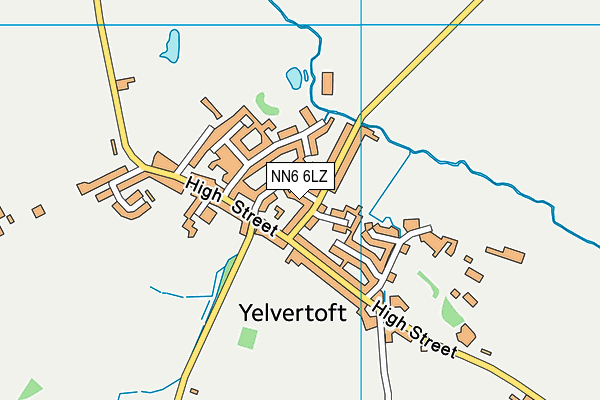 NN6 6LZ map - OS VectorMap District (Ordnance Survey) NN6 6LZ map - OS VectorMap District (Ordnance Survey)