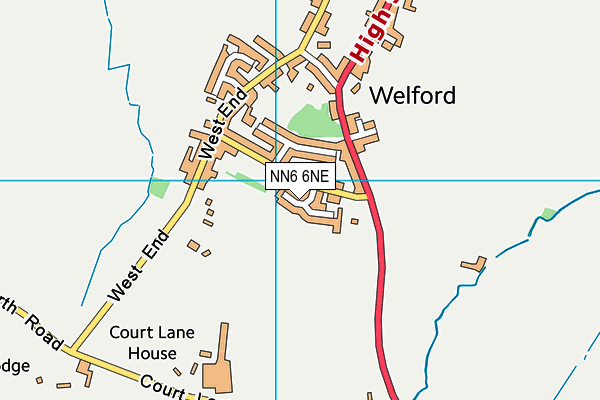 NN6 6NE map - OS VectorMap District (Ordnance Survey) NN6 6NE map - OS VectorMap District (Ordnance Survey)
