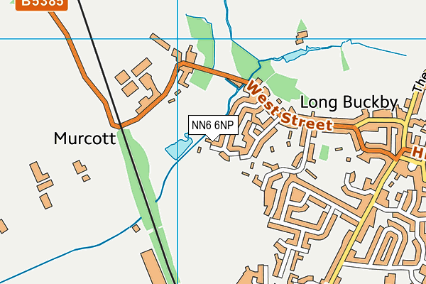 NN6 6NP map - OS VectorMap District (Ordnance Survey) NN6 6NP map - OS VectorMap District (Ordnance Survey)