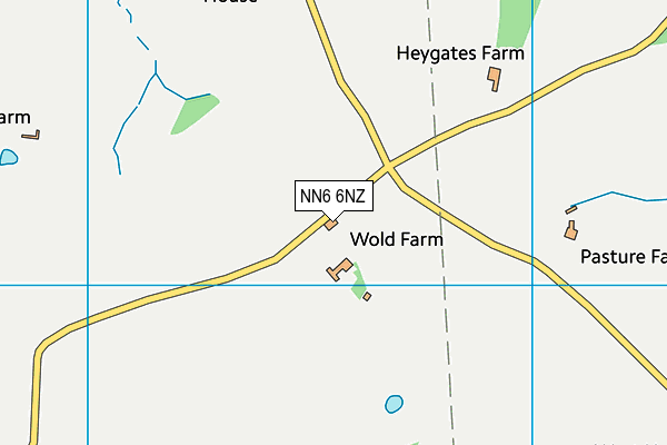 NN6 6NZ map - OS VectorMap District (Ordnance Survey) NN6 6NZ map - OS VectorMap District (Ordnance Survey)