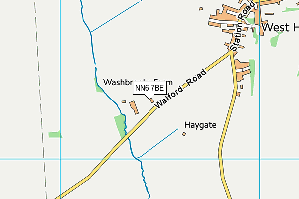 NN6 7BE map - OS VectorMap District (Ordnance Survey) NN6 7BE map - OS VectorMap District (Ordnance Survey)