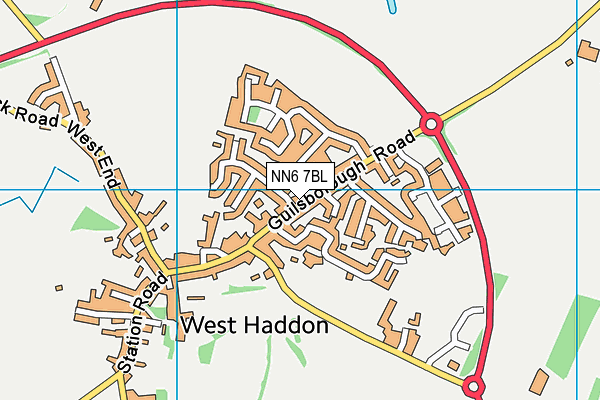 NN6 7BL map - OS VectorMap District (Ordnance Survey) NN6 7BL map - OS VectorMap District (Ordnance Survey)