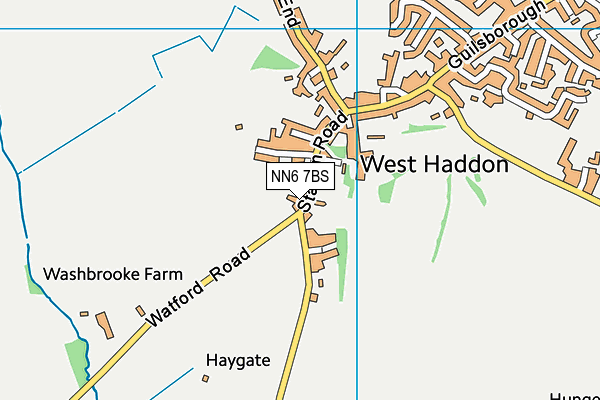 NN6 7BS map - OS VectorMap District (Ordnance Survey) NN6 7BS map - OS VectorMap District (Ordnance Survey)