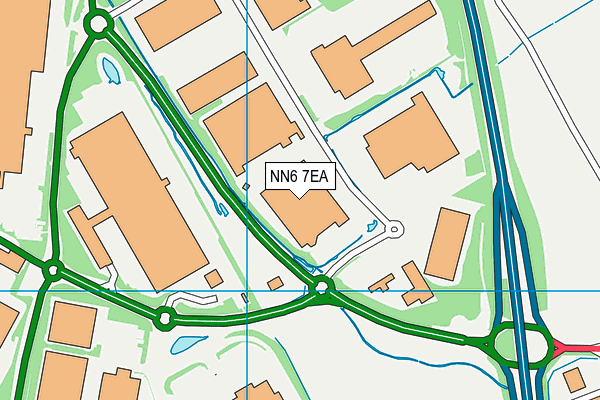 NN6 7EA map - OS VectorMap District (Ordnance Survey) NN6 7EA map - OS VectorMap District (Ordnance Survey)